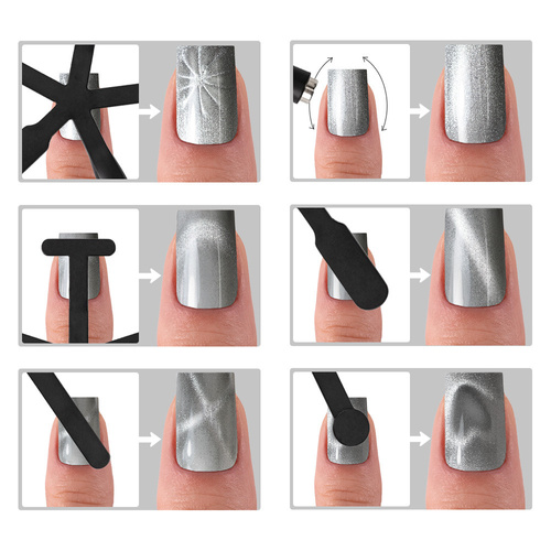 Lakier hybrydowy LED/UV Gel Polish Pinks Cat Eye Pastel Nr 181 Molly Nails HEMA/Di-HEMA Free 8g