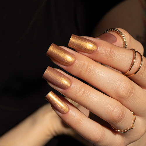 5+1gratis Lakier hybrydowy Molly Nails Story Time Golden Gift HEMA/Di-HEMA Free 8g Nr 620