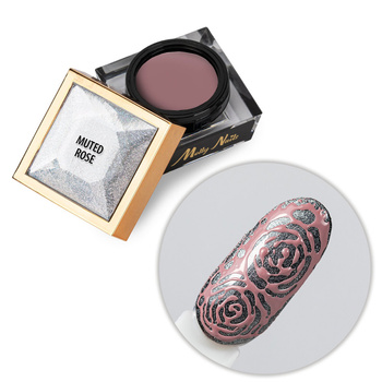 Creative Flow Color Gel  - kreatywny NailArt żel do efektu topniejących, miękkich wzorów Molly Nails Muted Rose HEMA/Di-HEMA free 5 g