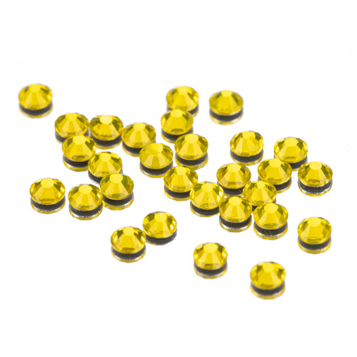 Cyrkonie do paznokci szklane SS10 Citrine ok.50 szt.