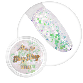 Pyłek do paznokci MollyLac Bling Bling Effect 1 g Nr 04