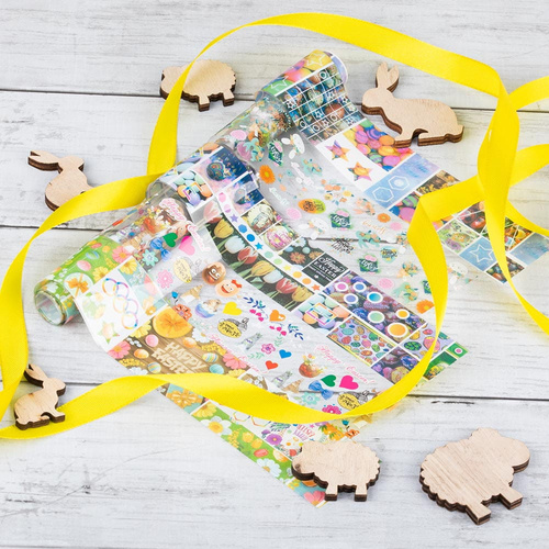 Folie transferowe wielkanocne 10 szt po 100 cm XKZ 33-29