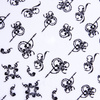 Naklejki do paznokci cienkie samoprzylepne wzory ornamenty CB-176 czarne