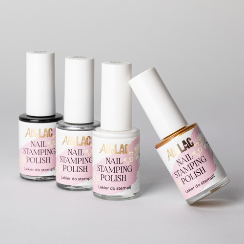 10+1gratis Lakier do stempli i stampingu AlleLac Nail Stamping Polish złoty golde 7ml