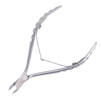 Cążki profesjonalne Lexwo do skórek srebrne 135 - 3 mm