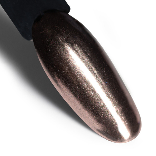 Pyłek lustrzany efekt do zdobień paznokci Glass Effect AlleLac Brown Nr 10