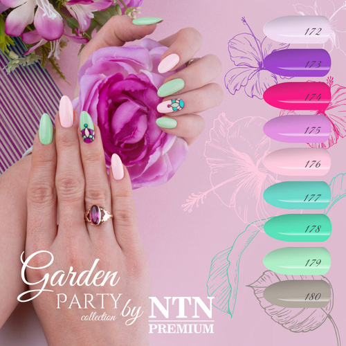 Lakier hybrydowy NTN Premium Garden Party Collection 5g Nr 172