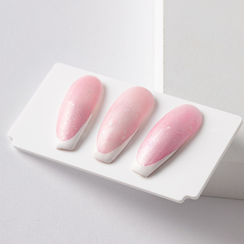 5+1gratis Lakier hybrydowy MollyLac Sparkling French Wedding queen HEMA/Di-HEMA Free 10g Nr 708