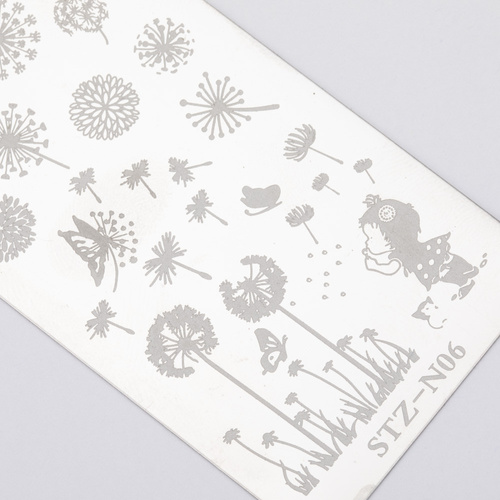 Blaszka do stempli ze wzorkami Wonderland STZ-N06
