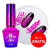 10+1gratis Creative Flow Base - kreatywna baza do efektu topniejących miękkich liter wzorów Molly Nails HEMA/Di-HEMA free 10 g
