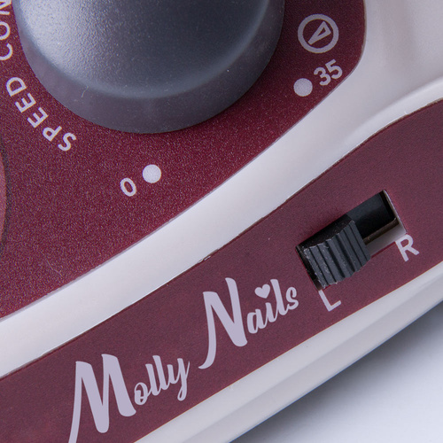 Frezarka do manicure i pedicure 65W Molly Nails biała Strong 270 35 000 obrotów