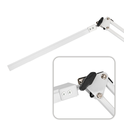 Lampka kosmetyczna biurkowa do manicure 12W biała MT-328