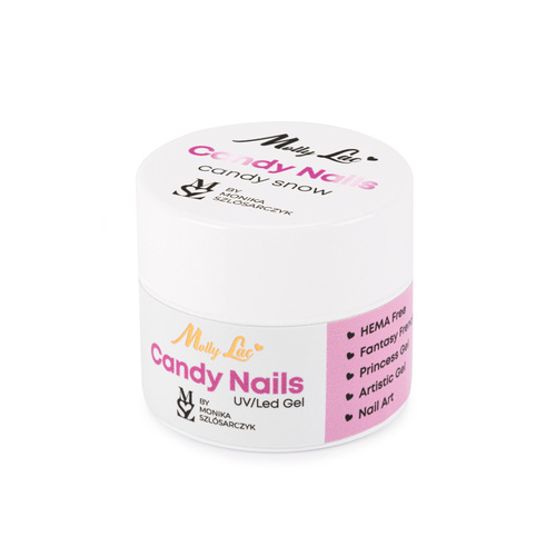 Żel do zdobień Candy Nails Candy Snow by Monika Szlósarczyk MollyLac HEMA/Di-HEMA Free 5g