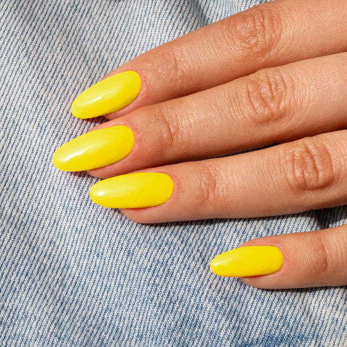 5+1gratis Lakier hybrydowy Molly Nails Neons Yellow Light HEMA/Di-HEMA Free 8g Nr 71