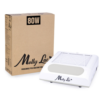 Pochłaniacz pyłu 80W kasetowy MollyLac 1-wiatrakowy White biały 858-8