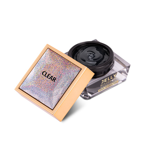 Budujący gęsty żel twardy galaretka Jelly Builder Gel Molly Nails Clear HEMA/Di-HEMA Free 15g
