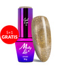 5+1gratis Magnetyczny lakier hybrydowy z efektem kociego oka Cat Eye Foxy Eyes Golden MollyLac 10g Nr 555