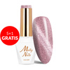 5+1gratis Magnetyczny lakier hybrydowy Cat Eye Womanity Lipstick Molly Nails HEMA/Di-HEMA Free 8g Nr 441