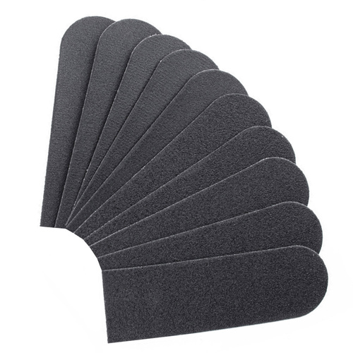 Tarka do pedicure z 10 wymiennymi wkładami 21,5 cm metalowa srebrna