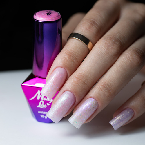 10+1gratis Lakier hybrydowy MollyLac Mermaid Whispers Sea Angel 10g Nr 599