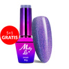 5+1gratis Lakier hybrydowy MollyLac Winter Crystalize Forever Young 10g Nr 225
