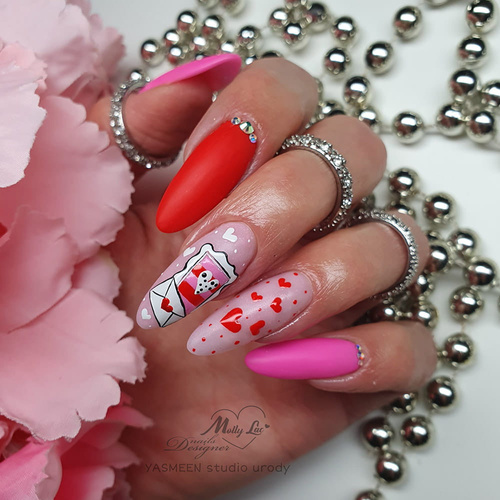 Lakier hybrydowy MollyLac BonBons Lollipop 10g Nr 450