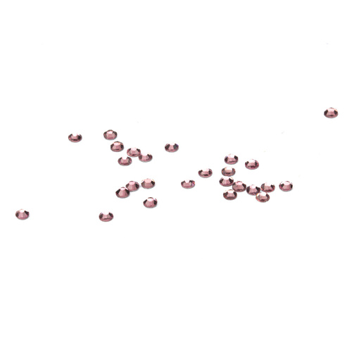 Cyrkonie do paznokci szklane SS3 Light Ametyst ok.50 szt