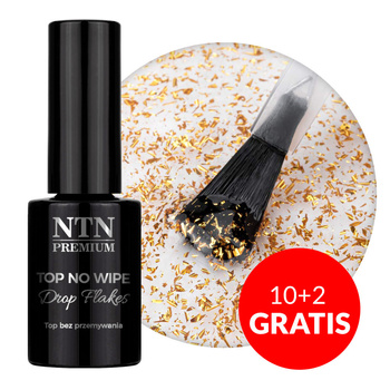 10+2gratis Top Drop Flakes 24 Carat top no wipe bez przemywania NTN Premium 7g