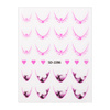 Naklejki samoprzylepne na paznokcie 5D/ French/ Francuska linia uśmiechu 20szt light pink SD-2286