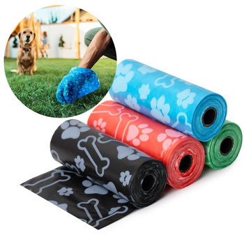 Woreczki na odchody psów mix kolorów 4x15 sztuk