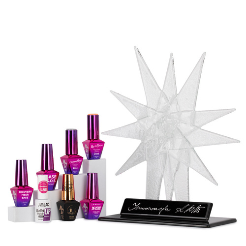 Baza wcierka baza zwiększająca przyczepność manicure pedicure X-Bond Base MollyLac HEMA/Di-HEMA Free Clear 10 gram