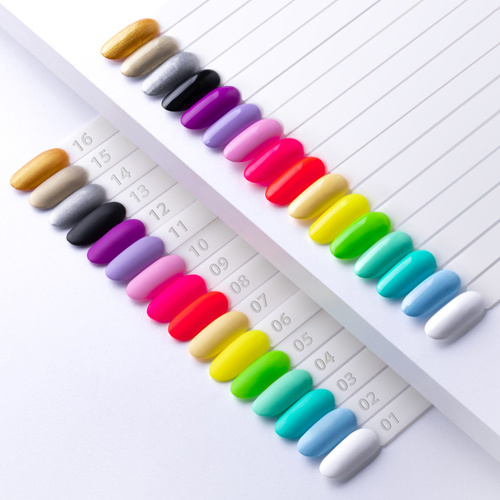 10+1gratis Pasta do zdobień ProArt Paste Molly Nails Pink Neon HEMA/Di-HEMA Free 5g Nr 9