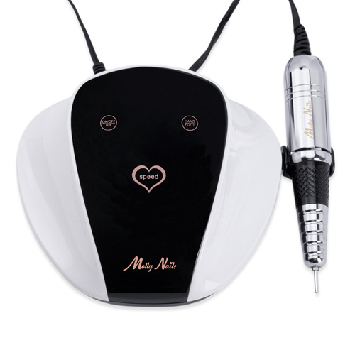 Frezarka do paznokci 68W Molly Nails do manicure pedicure biała M18 45 000 obrotów