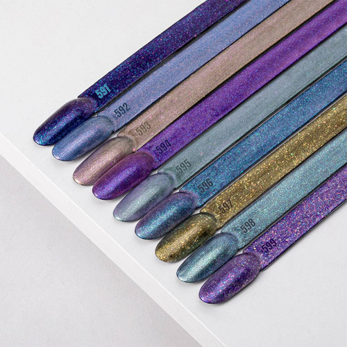 10+1gratis Lakier hybrydowy MollyLac Mermaid Whispers Siren Lips 10g Nr 594