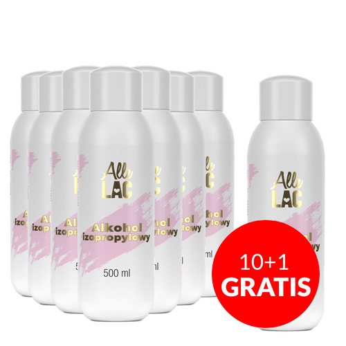 10+1gratis of Alkohol izopropylowy AlleLac 500 ml