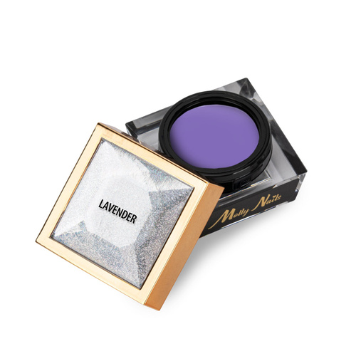 Creative Flow Color Gel  - kreatywny NailArt żel do efektu topniejących, miękkich wzorów Molly Nails Lavender HEMA/Di-HEMA free 5 g