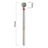 Frez diamentowy kulka 5 mm czerwony delikatny
