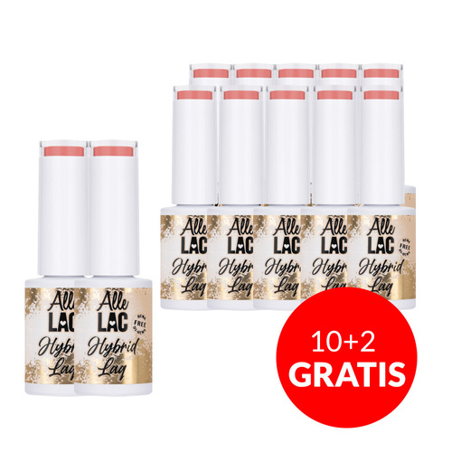 10+2gratis Lakier hybrydowy AlleLac Business Woman HEMA/Di-HEMA Free 5g Nr 198