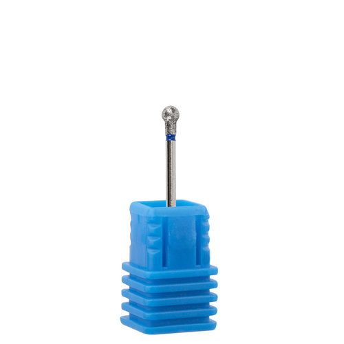 Frez diamentowy kulka 4 mm niebieski średni