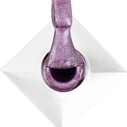 Magnetyczny lakier hybrydowy z efektem kociego oka Cat Eye Womanity Miss Violet Molly Nails HEMA/Di-HEMA Free 8g Nr 442