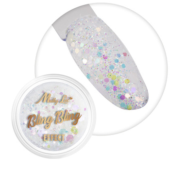 Pyłek do paznokci MollyLac Bling Bling Effect 1 g Nr 09