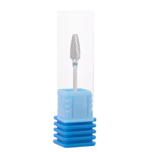 Frez z węglika spiekanego stożek okrągły niebieski średni