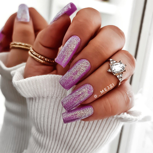 5+1gratis Lakier Hybrydowy MollyLac Cocktails & Drinks Purple Smoothie 10g Nr 17