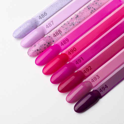 Lakier hybrydowy LED/UV Gel Polish Purples Nr 494 Limited Edition NTN Premium HEMA/Di-HEMA Free 5g