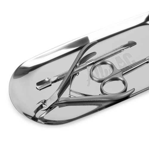 Metalowa tacka na narzędzia AlleLac srebrna