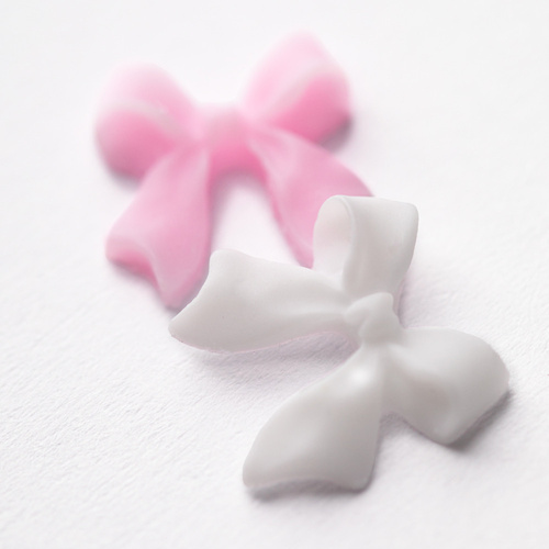 Ozdoby do paznokci kokardki 3D MollyLac 50 szt