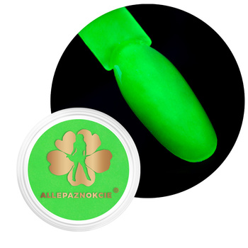Pigment neonowy do paznokci w proszku słoiczek neon uv pigment 0,6 g Nr 02