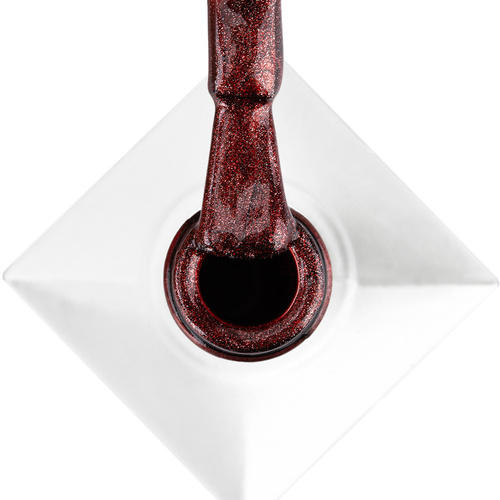 5+1gratis Lakier hybrydowy LED/UV Gel Polish Reds Cat Eye Red Nr 237 Molly Nails HEMA/Di-HEMA Free 8g