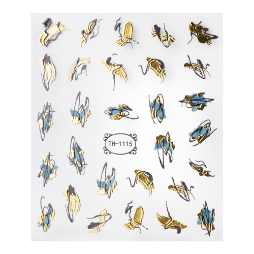 Naklejki do paznokci samoprzylepne wzory TH-1115