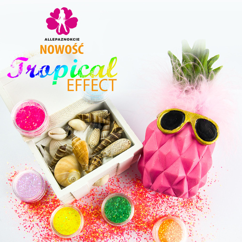 Pyłek do paznokci Tropical Effect Allepaznokcie Exotic bird 1 g Nr 06